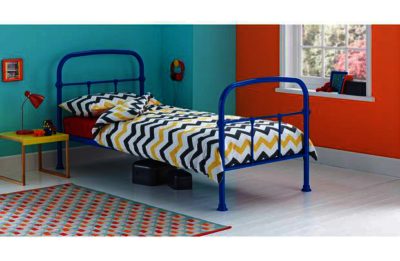 Allex Single Bed Frame - Marina Blue